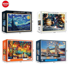 将图片加载到图库查看器，1000 Pieces Puzzles Educational Toys Scenery Space Stars Educational Puzzle Toy for Kids/Adults birthday Gift
