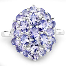 Load image into Gallery viewer, 2.31 Carat Genuine Tanzanite .925 Sterling Silver Ring
