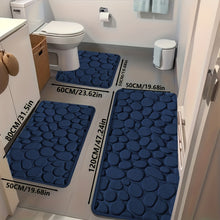 Load image into Gallery viewer, Ultra-Soft Memory Foam Bath Mat – Non-Slip, Absorbent (Gray Hexagon)
