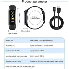 Load image into Gallery viewer, C60 Smart Watch 1.1" Fitness Bluetooth Watch
