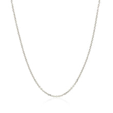 Load image into Gallery viewer, 10k White Gold Cable Chain 1.1mm
