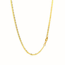 Load image into Gallery viewer, 2.3mm 10k Yellow Gold Mariner Link Chain

