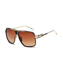 Load image into Gallery viewer, NEW Elegant Luxury Trend Driving Sunglasses  Gold Big Frame  Oversized Square For Man and  Women Sunglasses
