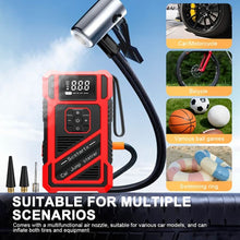 将图片加载到图库查看器，3000A 21V Car Jump Starter &amp; 150PSI Tire Inflator 2-in-1 Portable Compressor
