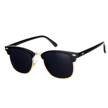 Load image into Gallery viewer, Polarized Semi-Rimless Unisex Man and Woman  Classic Vintage Retro Sunglasses With U400 Protection Oculos De Sol Gafas

