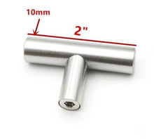Load image into Gallery viewer, Cabinet Handles Kitchen Door Handles Drawer Knobs Aluminum Alloy Wardrobe Door Handles Brushed Modern Style Hardware  Stainless Steel Kitchen Cabinet Pulls For Kitchen Cabinet Drawer Door Cupboard Decorative Modern Hardware For Cabinet
