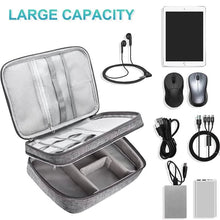 将图片加载到图库查看器，Cable Storage Bag Waterproof Digital Electronic Organizer
