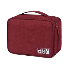 将图片加载到图库查看器，Cable Storage Bag Waterproof Digital Electronic Organizer
