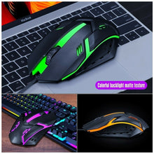 将图片加载到图库查看器，TF200 Gaming Keyboard &amp; Mouse Combo Illuminated USB Wired 104‑Key
