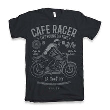 将图片加载到图库查看器，Cafe Racer Men's Bamboo Viscose/Organic Cotton Short Sleeve Graphic T-Shirt
