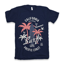 Load image into Gallery viewer, California Surf Men's Bamboo Viscose/Organic Cotton Short Sleeve Graphic T-Shirt
