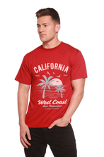 Load image into Gallery viewer, California West Coast Men's Bamboo Viscose/Organic Cotton Short Sleeve Graphic T-Shirt
