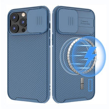将图片加载到图库查看器，Camera Case Wireless Charging  with Sliding Lens Cover Slim Magnetic Case For iPhone 13Pro Slide Lens Protection Magnetic Wireless Charging Phone Case For iPhone 13 12 Pro Max 13 Shockproof iphone Cover
