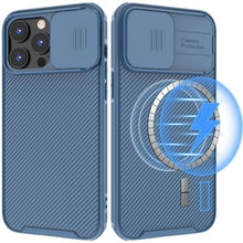 将图片加载到图库查看器，Camera Case Wireless Charging  with Sliding Lens Cover Slim Magnetic Case For iPhone 13Pro Slide Lens Protection Magnetic Wireless Charging Phone Case For iPhone 13 12 Pro Max 13 Shockproof iphone Cover
