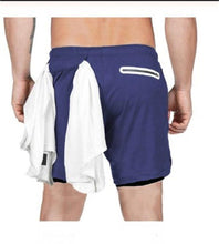 Load image into Gallery viewer, Camo Running Shorts Men Gym Sports Shorts 2 In 1 Quick Dry Workout Training Gym Fitness Jogging Short Pants Summer Men Shorts  Men's Running Gym Shorts Breathable with Pockets Quick Dry Sportswear
