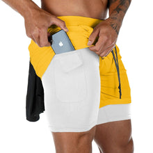 Load image into Gallery viewer, Camo Running Shorts Men Gym Sports Shorts 2 In 1 Quick Dry Workout Training Gym Fitness Jogging Short Pants Summer Men Shorts  Men's Running Gym Shorts Breathable with Pockets Quick Dry Sportswear
