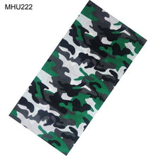 Load image into Gallery viewer, Camouflage Neck Gaiter Hunting Scarves Ice Silk Bandana Tubular Buff Half Mask Tactical Sport Headband Balaclava  Balaclava Seamless Magic Head Scarf Breathable Bandana Turban Outdoor Hiking Quick-Dry Sweat Absorbing Scarves Multifunction Beanie Hat
