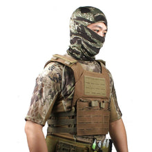 将图片加载到图库查看器，Camouflage Tiger Digital Balaclava Tactical Airsoft  Full Face Wargame Cycling Hunting Army Bike Military Mask Face Mask Fleece Bandana Sports Skiing Scarf Warmer Neck Gaiter Cover Bike Hiking Cycling Hunting Snowboard Summer Men Women
