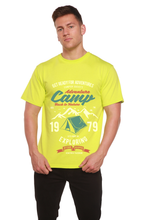 Load image into Gallery viewer, Camp Adventure Men's Bamboo Viscose/Organic Cotton Short Sleeve Graphic T-Shirt
