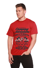 Load image into Gallery viewer, Camping Adventure Men's Bamboo Viscose/Organic Cotton Short Sleeve Graphic T-Shirt
