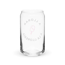 将图片加载到图库查看器，Can-shaped glass
