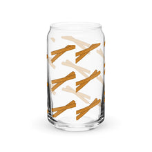 将图片加载到图库查看器，Can-shaped glass
