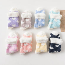 Load image into Gallery viewer, Candy Warm Lady Heart Cute Winter Kawaii Thick Casual Women Socks Fuzzy Fluffy Terry Warm Socks Short Cute Cotton Socks Winter Socks Short Socks For Men And Women
