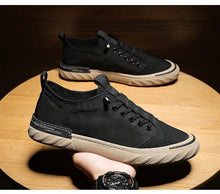 将图片加载到图库查看器，Canvas Men's Comfortable All-match Sneakers Breathable Cloth Casual Sports Flats Men Lightweight Outdoor Walking Sneakers Modern Design
