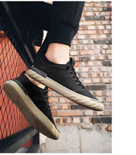 将图片加载到图库查看器，Canvas Men's Comfortable All-match Sneakers Breathable Cloth Casual Sports Flats Men Lightweight Outdoor Walking Sneakers Modern Design
