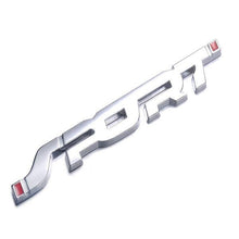 Load image into Gallery viewer, Car Accessories Sticker Styling Metal 3D Chrome Black Auto Car Metal Car SPORT Sticker,3D Premium Car Side Fender Rear Trunk Emblem Logo Badge Decals Compatible Trunk Racing Sport Word Letter Logo Emblem Badge Decal Sticker
