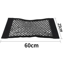 将图片加载到图库查看器，Car Back Rear Mesh Trunk Seat Elastic String Net Magic Sticker Universal Storage Bag

