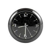 Load image into Gallery viewer, Car Clock Watch Indoor Automobiles Stick-In  Luminous Quartz Analog Watch Universal Pocket Mini Stick-On Clock for Car Boat Bike Home Watch Decoration Accessories
