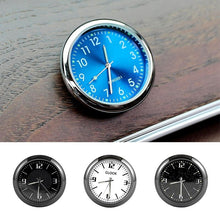 Load image into Gallery viewer, Car Clock Watch Indoor Automobiles Stick-In  Luminous Quartz Analog Watch Universal Pocket Mini Stick-On Clock for Car Boat Bike Home Watch Decoration Accessories
