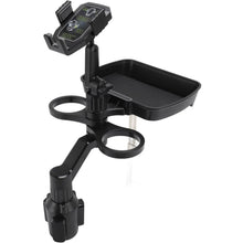 Load image into Gallery viewer, Car Cup Holder Detachable Extender Food Tray with Phone Holder
