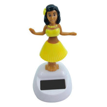 将图片加载到图库查看器，Car Decoration Dancing Doll Car Accessories Solar Power Toy Shaking Head Hawaii Swinging Animated Girl Car Ornament Car-styling Car Accessories Solar Power Toy Shaking Head Dancing Doll Car Accessories
