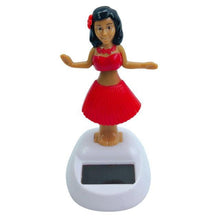 将图片加载到图库查看器，Car Decoration Dancing Doll Car Accessories Solar Power Toy Shaking Head Hawaii Swinging Animated Girl Car Ornament Car-styling Car Accessories Solar Power Toy Shaking Head Dancing Doll Car Accessories
