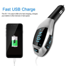 Load image into Gallery viewer, Car FM Wireless Transmitter USB Charge
