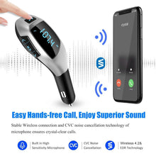 Load image into Gallery viewer, Car FM Wireless Transmitter USB Charge
