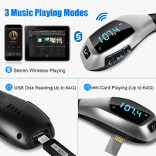 Load image into Gallery viewer, Car FM Wireless Transmitter USB Charge
