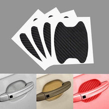 将图片加载到图库查看器，Car Handle Protection Film Car Door Handle Cup Scratch Protector Universal Invisible Car Carbon Fiber Door Handle Sticker Scratches Resistant Side Sticker Scratches Car Door Protector Films Sticker Car Styling
