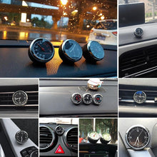 Load image into Gallery viewer, Car Interior Mini Quartz Watch Clock  Mini Clock Car Dashboard Clocks Luminous Car Clock Pocket Stick-On Clock Cars Air Vent Clip Quartz Clocks Vehicle Dashboard Clock Mini Vehicle Clock Car Pocket Clock for Cars  Hygrometer Thermometer Dashboard Ornament
