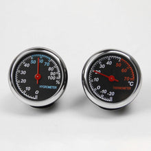 Load image into Gallery viewer, Car Interior Mini Quartz Watch Clock  Mini Clock Car Dashboard Clocks Luminous Car Clock Pocket Stick-On Clock Cars Air Vent Clip Quartz Clocks Vehicle Dashboard Clock Mini Vehicle Clock Car Pocket Clock for Cars  Hygrometer Thermometer Dashboard Ornament
