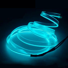 Load image into Gallery viewer, Car LED Neon Cold Light Auto Interior Atmosphere Neon Glowing Strobing Electroluminescent Wire Lights Neon Light USB 5V with Fuse Protection for Automotive Car Interior Decoration Light Refit Decoration Strips Shine Usb Cigar Lighter Driver
