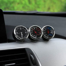 将图片加载到图库查看器，Car Mini Watch Clock Hygrometer Thermometer
