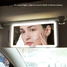 Load image into Gallery viewer, Car Mirror Vanity with LED Lights
