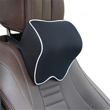 将图片加载到图库查看器，Car Neck Headrest Pillow Car Accessories Cushion Auto Seat Head Support Neck Protector Automobiles Seat Neck Rest Car Neck Pillow Softness Car Headrest Pillow for Driving with Adjustable Strap Pure Memory Foam Breathable Removable Memory Cotton
