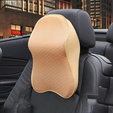 Load image into Gallery viewer, Car Neck Pillow Adjustable Head Restraint 3D Memory Foam  Car Neck Support Pillow Neck Pain Relief Auto Headrest Travel Pillow Neck Support Holder Seat Pillow Adjustable Car Neck Pillow Premium Interior Accessories Headrest Support for Driver
