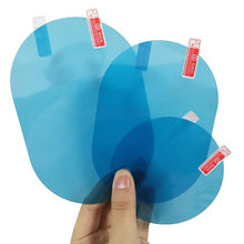 将图片加载到图库查看器，Car Rear Mirror Protective Film Anti Fog Window Clear Rainproof Rear View Mirror Protective Soft Film Auto Accessories Car Rearview Mirror Film Rainproof Waterproof Mirror Film Anti Fog Nano Coating Car Film for Car Mirrors Side Windows
