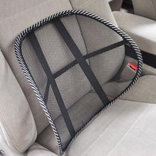 将图片加载到图库查看器，Car Seat Office Chair Massage Back Lumbar Support Mesh Ventilate Cushion Pad Car compatible with Lumbar Support with Double Breathable Seat Office Chair Massage Back Lumbar Support Mesh Ventilate Cushion Pad Black Mesh Back Lumbar Cushion for Car Driver
