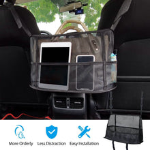 将图片加载到图库查看器，Car Storage Netting Pouch Seat Side Storage Mesh Organizer Bag
